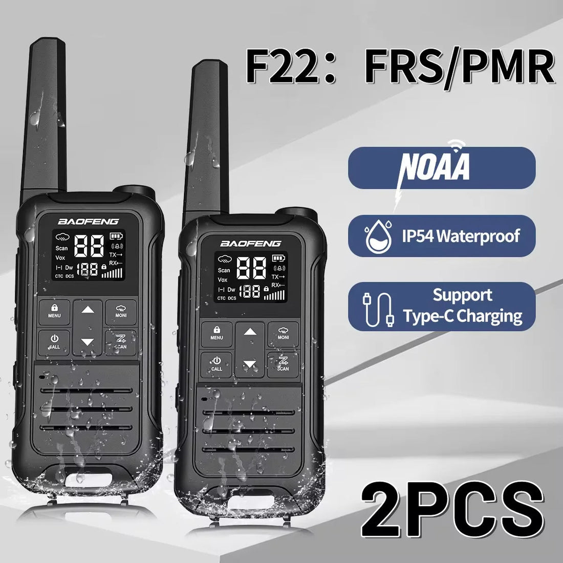 VHF hand held radio