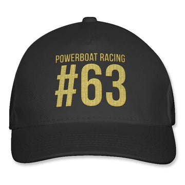 #63 Powerboat Racing Cap/Hat